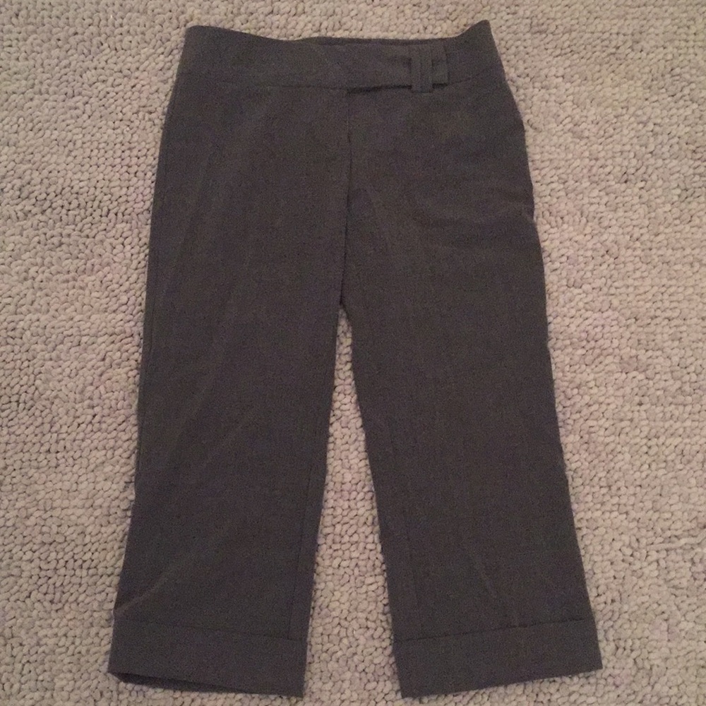 Gray Capri Pants